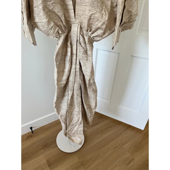 Piece of White Audrey Dress in Beige - Picture 4 of 11